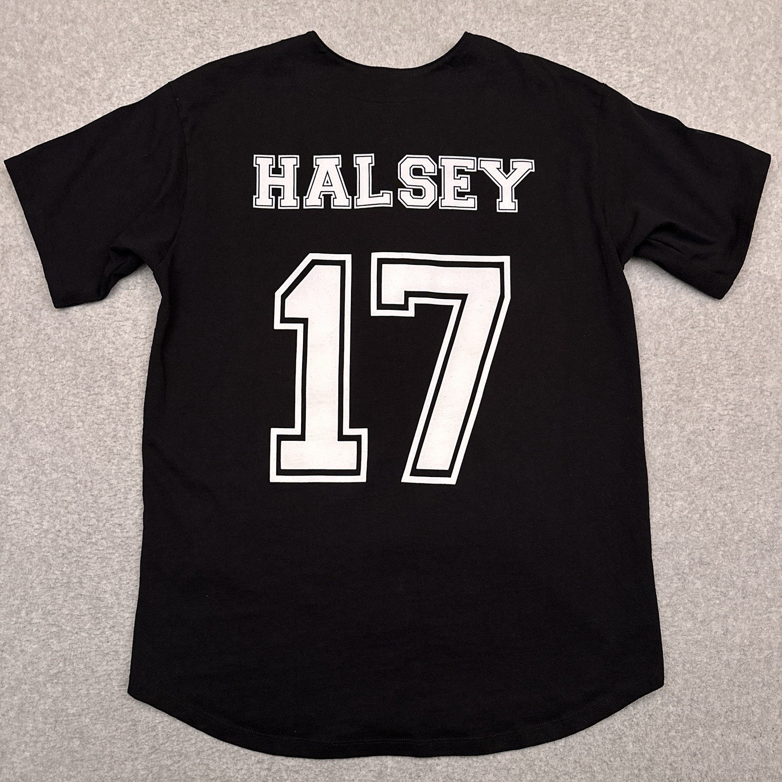 Halsey Badlands Baseball Jersey Size Large American Apparel 2017 Tour Merch Usa